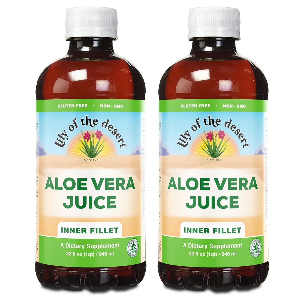 Lily of the Desert Organic Aloe Vera Juice 2-Pack 