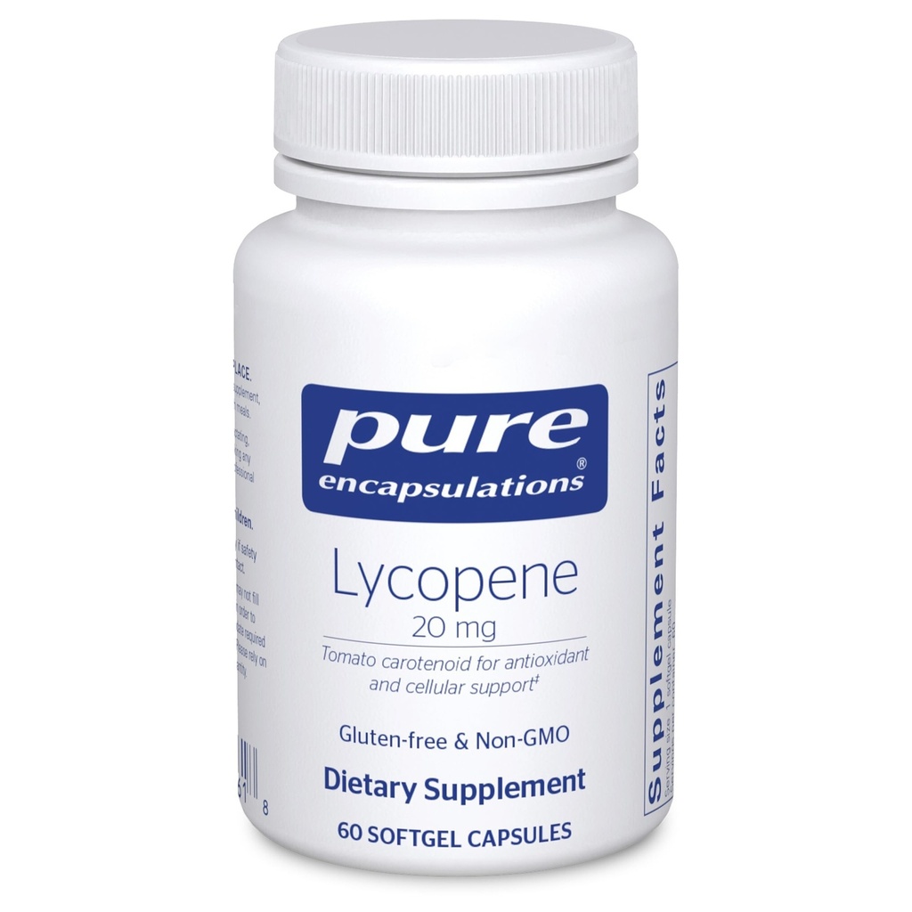 Pure încapsulare Licopen 20 mg 