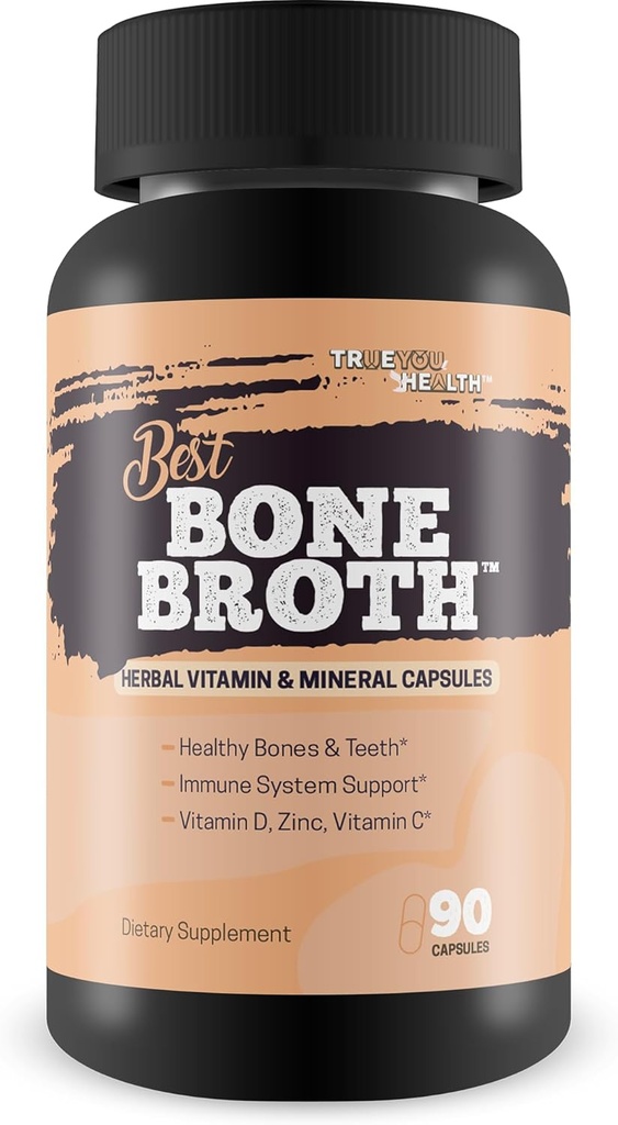 Cele mai bune capsule de Broth Bone - Bone Health & Imunity Supplement - Bone Broth pulbere capsule alternative - Bone Health Suplimente Femei peste 50 & Bone Health Suplimente pentru bărbaţi - Vitamina D Bone Health