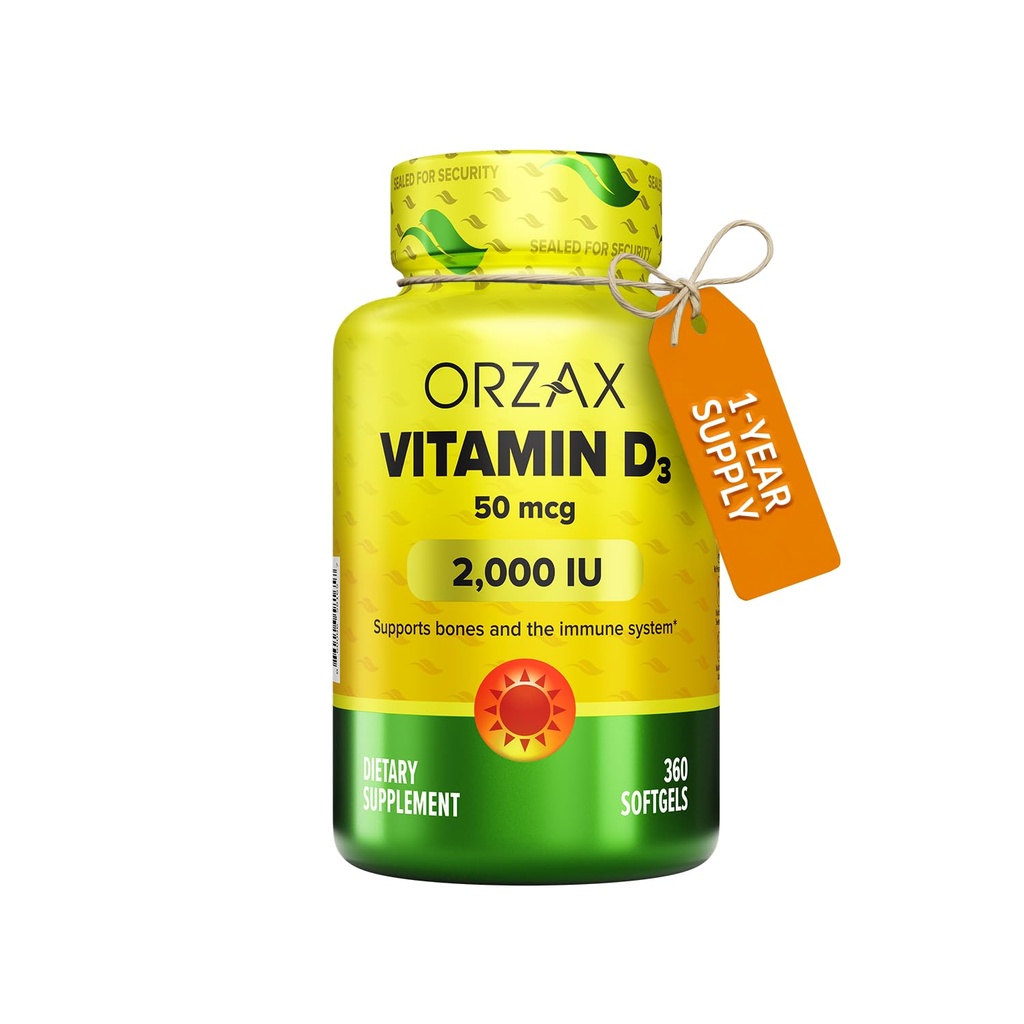 OrzAX Vitamina D3 2000 ui (50 mcg) 
