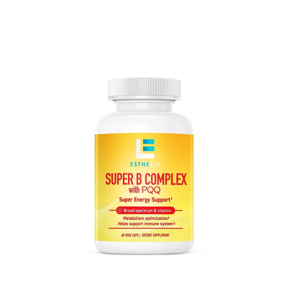 Complex ESTHELIV® Super B cu PQQ - 60 VegeCaps