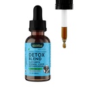 Animal Essentials Detox Blend - Suport hepatic pentru câini și pisici, Herbal Ficat Supliment, Veterinar recomandate animale Wellness Tonics - 2 Fl Oz