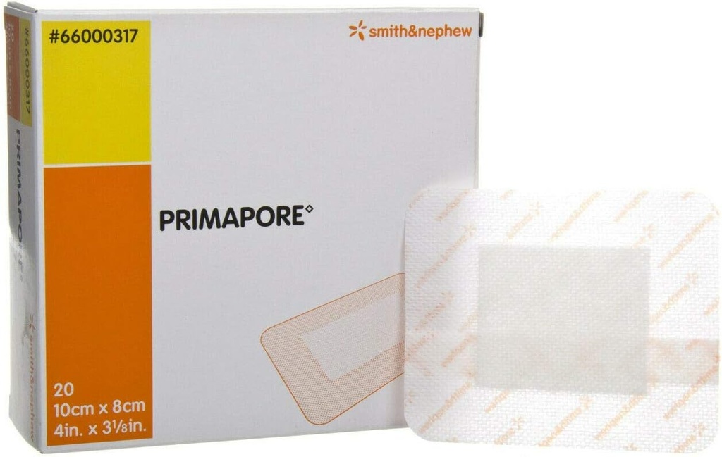 Primapore Dressing 4 x 3.125 in./Box de 20