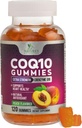 CoQ10 Gummies 100mg - 3X Putere, Absorbţie ridicată, Supliment antioxidant pentru Heart Health Support & Energy Production, Ultra Cozyme Q10 Vitamine, Coq 10 Suplimente, Non-GMO - 120 CoQ10 Gummies