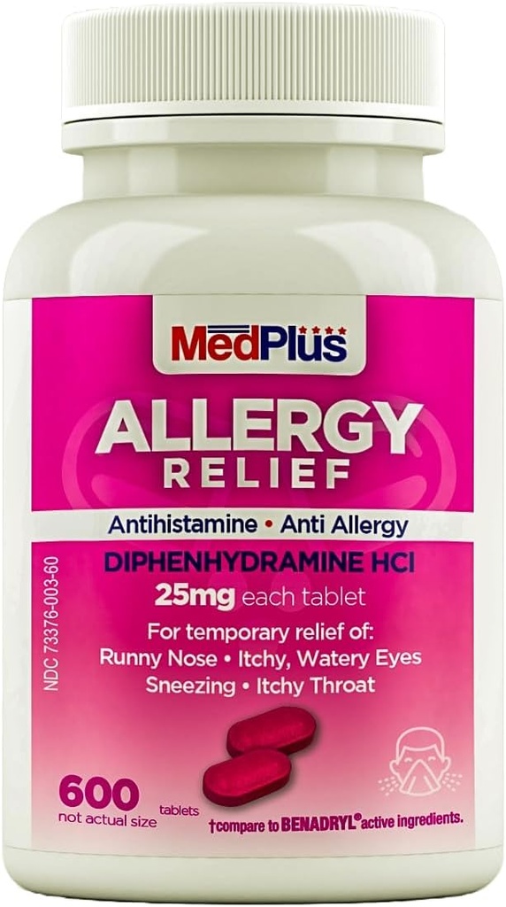 MedPlus Alergie Refresh Medicine, 25 mg, 600 comprimate 