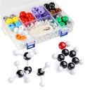 Kit model molecular, 240 buc Set de chimie moleculara organica, Kit model element Atom pentru lectii de chimie, Kit de constructii structuri moleculare, Cadou de stiinta Ochem pentru profesori si studenti