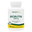 Naturas Plus Biorutin 1000 mg - 90 comprimate - Bioflavonoid & Rutin Complex - Suportă funcţia vasculară şi circulaţia - vegetariană, gluten gratuit - 90 Servings