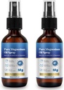 Generic 2 Fl Oz Spray de ulei de magneziu - Pur și organic - Magneziu de concentrație ridicată - non-GMO, gluten-free - Ușor de absorbit - 2pc