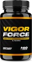 NutraRize Vigor Force pentru bărbați, capsule de înaltă performanță de sex masculin, Toate suplimente alimentare naturale pentru sănătate generală și wellness, pastile oficiale 50 Recenzii (60 capsule)
