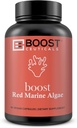 BoostCeuticals Red Marine Algae Gigartina 90 Capsule Vegane Fără Stearates, Nu Suport Immune Silico, Non-GMO, Sursa Minerale & Calciu 