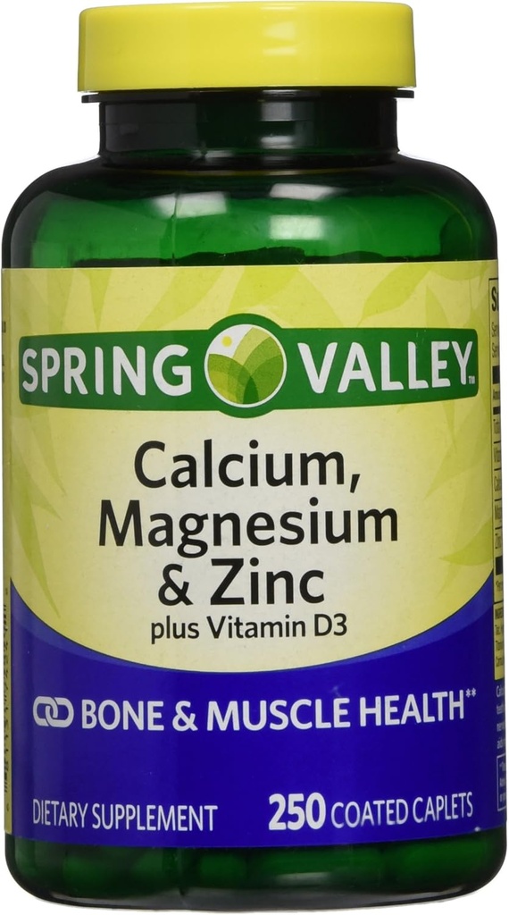 Valea Primăverii - Magneziu de calciu şi zinc, 250 Caplete