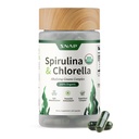 Snap Suplimente Spirulina organică și Chlorella - Proteina bogat albastru verde Algae Superfood Supliment pentru energie și suport imunitar, 120 Capsule vegetariene (30 Servings, 1 lună de aprovizionare)