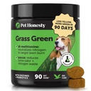 Crustacee de câine verde de iarbă - Neutralizator de urină pentru gazon, Pee Grass câine ajută Yard Stay Green Adresarea arsuri pete cu probiotice și enzime (Duck)