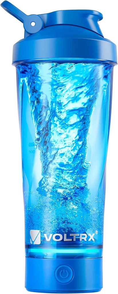 VOLTRX Premium Electric Proteine Shaker Sticla, Made with Tritan - BPA Free - 24 oz Vortex Portable Mixer Cup / USB C Reîncărcabile Shaker Cups for Proteine Shakes
