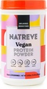Natreve Vegan pulbere de proteine - 25g pe bază de plante pulbere de proteine cu probiotice și aminoacizi - gluten gratuit și nearomatizat, 20 Serviri