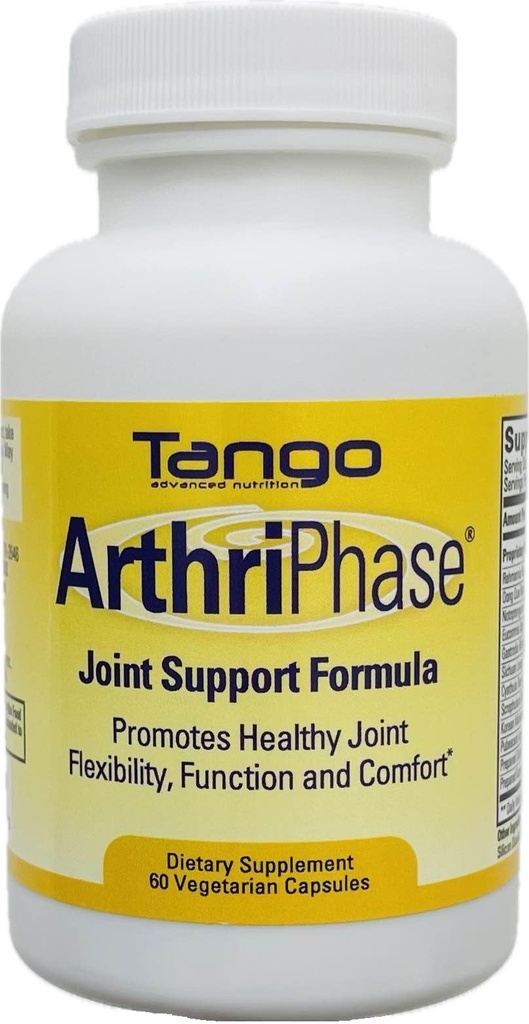 Formula de suport comun Tango ArtriPhase Natural (60 capsule vegetariene)
