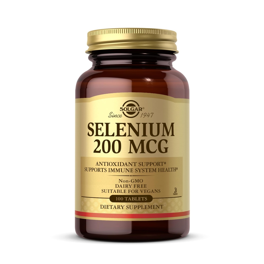 Seleniu 200mcg Solgar 100 Tabs