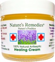 "100% Natural Antiseptic Vindecare Cream" Vindecări și Soothes infectat Piele, Bed Sores, Presiune Sores, Răni, Ulcer dureros, Mâncărime, Zgârieturi, Rășini, Tăieturi, Arsuri, Poison Ivy, Eczemă, Psoriazis 2 oz.
