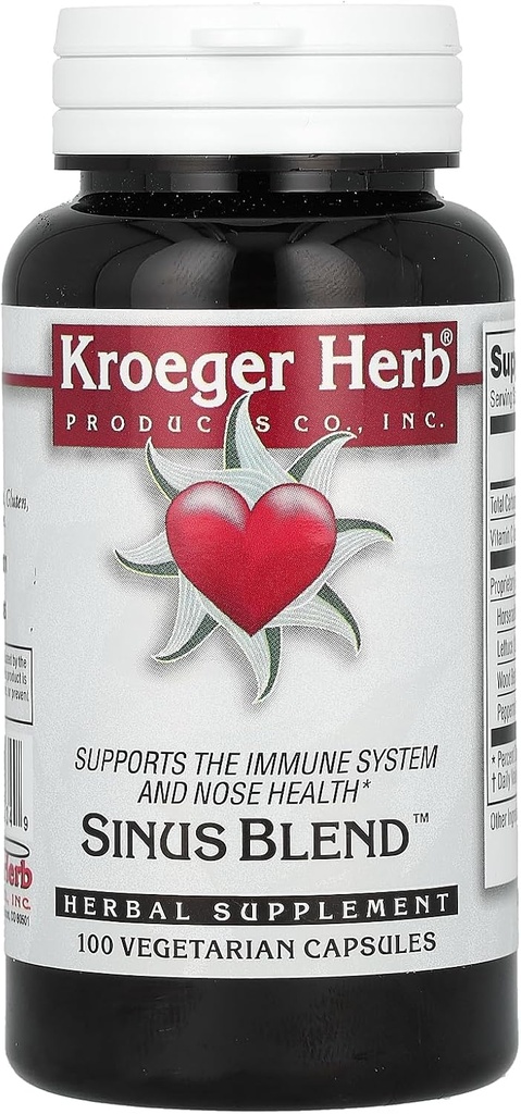 Kroeger Herb Co Sinus Blend, 100 capsule vegetariene