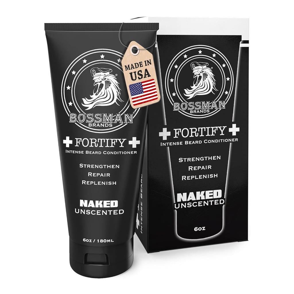 Bossman Fortify Intense Beard Balsam pentru barbati (gol - fara parfum) 