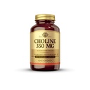 Solgar Choline 350 mg - 100 capsule vegetale, pachet de 2 - non-GMO, Vegan, Kosher - 200 Serviri totale