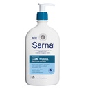 Sarna Calm + Cool Anti-Itch Lotion, Soothe and Relieve Pain and Itch from Insect Bites, Sunburn, & Poison Ivy, Contine 1% Pramoxine clorhidrat, 0,5% Mentol, Vegan, Steroizi-Free, 12 oz