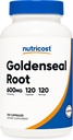 Nutricost Goldenseal Root 600mg, 120 capsule - ne-GMO, gluten gratuit, capsule vegetariene