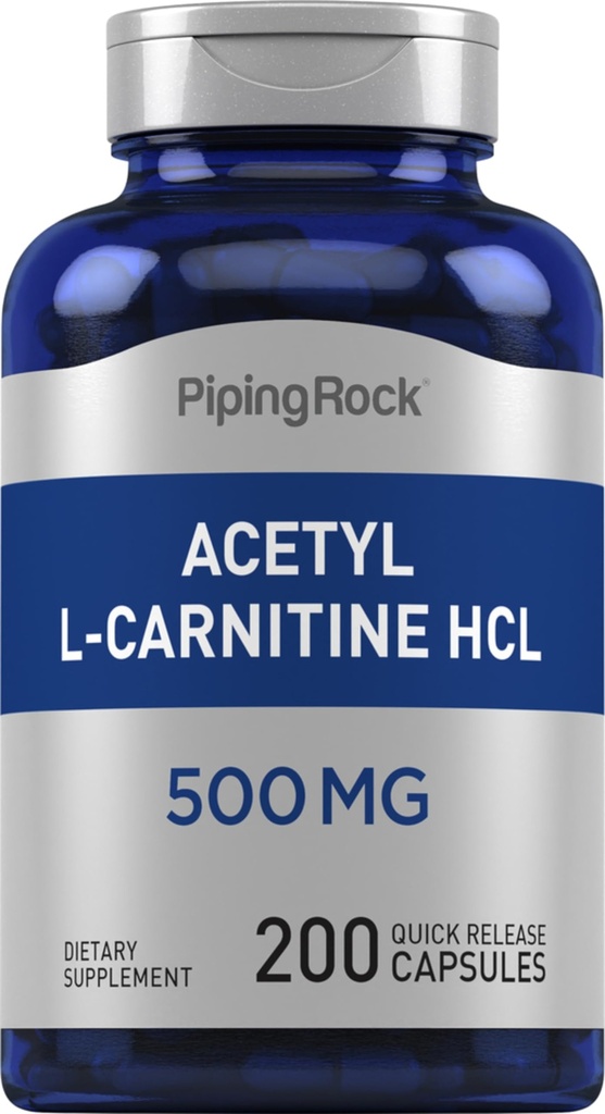 Piping Rock Acetil L-Carnitina HCL 