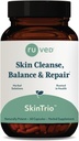 ruved SkinTrio - Neem Supliment cu extract organic Neem & Amla, Skin & Microbiome Supplement - 60 Capsule vegetariene (1 Număr)