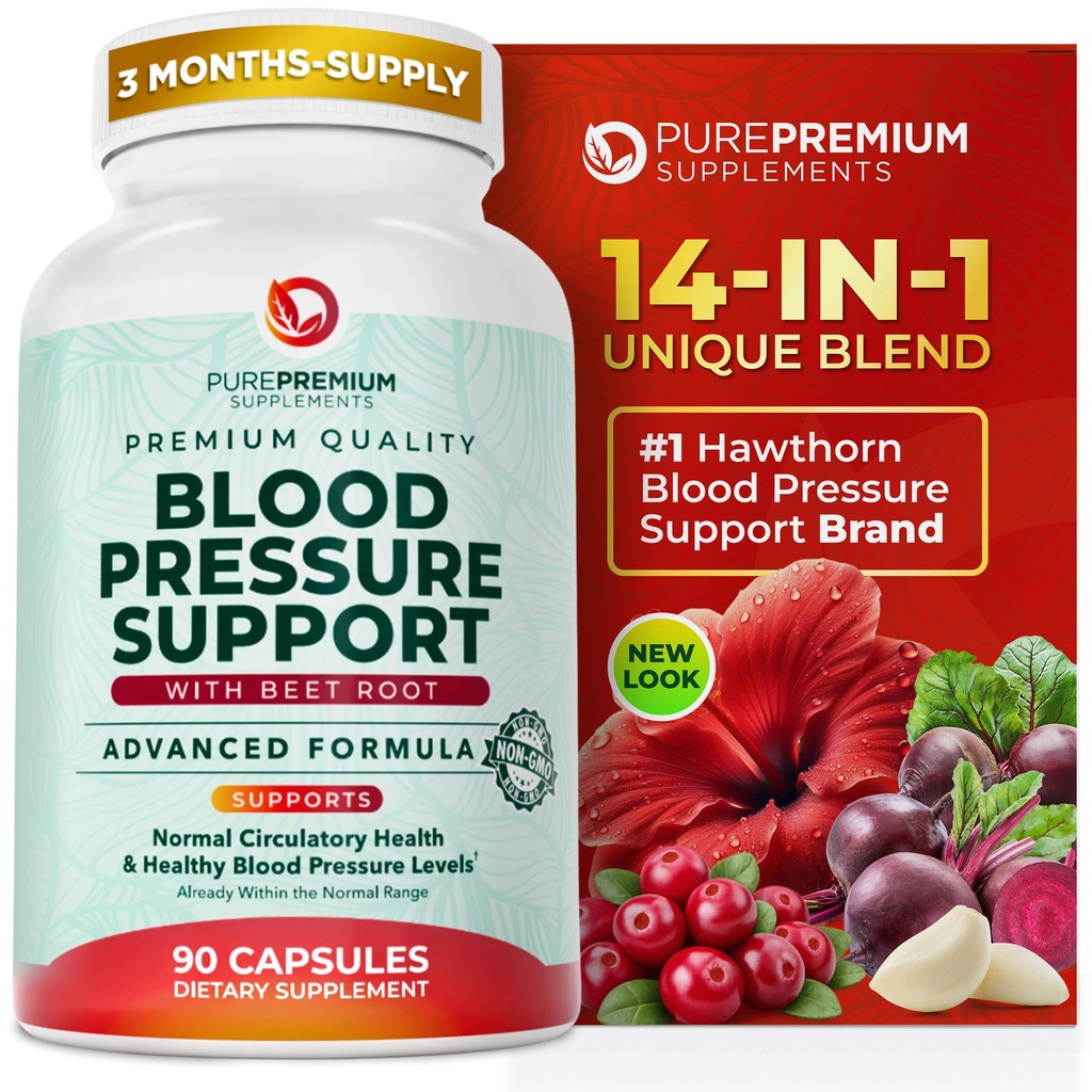 PurePremium Beet Capsule rădăcină pentru suport de presiune a sângelui 