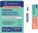 wELMATE Ultimate Pain Relief Duo: 4% Lidocaină Numbing Patch (30 Ct) & 5% Lidocaină Cream (2 Oz) 