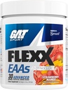GAT SPORT Flexx EAA + Hidratare, Aminoacidi esențiali avansați, 30 Serviri (Strawberry Mango)