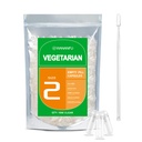 wananfu Dimensiune 2 Capsule goale Vegetarian (500 Count) Bundle cu 2 linguri Micro Lab, clar Fillable pastile capsule 2 pentru a face propriile suplimente