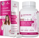 Acid boric Suferitoare pentru femei - pastile vaginale - Promoveaza echilibrul pH-ului vaginal, Flora sanatoasa, Odor Control 