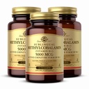 Solgar Metilcobalamină (Vitamina B12) 5000 mcg, 60 Nuggets (Pachet de 3) - Aroma de cireșe - susține metabolismul energetic - Body-Ready, Forma activă - Non-GMO, Vegan, Gluten Free - 180 Total Servings