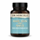 Dr. Mercola Hair, Piele şi Nails - Oferă Biotin, Keratin & Acid hialuronic - Calitatea Premium - Sprijină Îmbătrânire sănătoasă - Non-GMO, Gluten-Free & Soy-Free - 30 capsule (30 Servings)