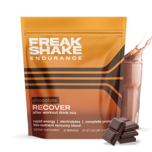 Freak Shake Endurance Rapid Recovery Chocolate Drink Mix 20 Servire pungi - Carbohidrați, Electroliți și proteine complete