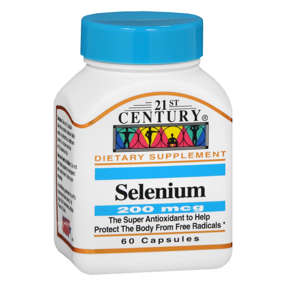 Seleniu din secolul XXI, 200 mcg, 60 capsule