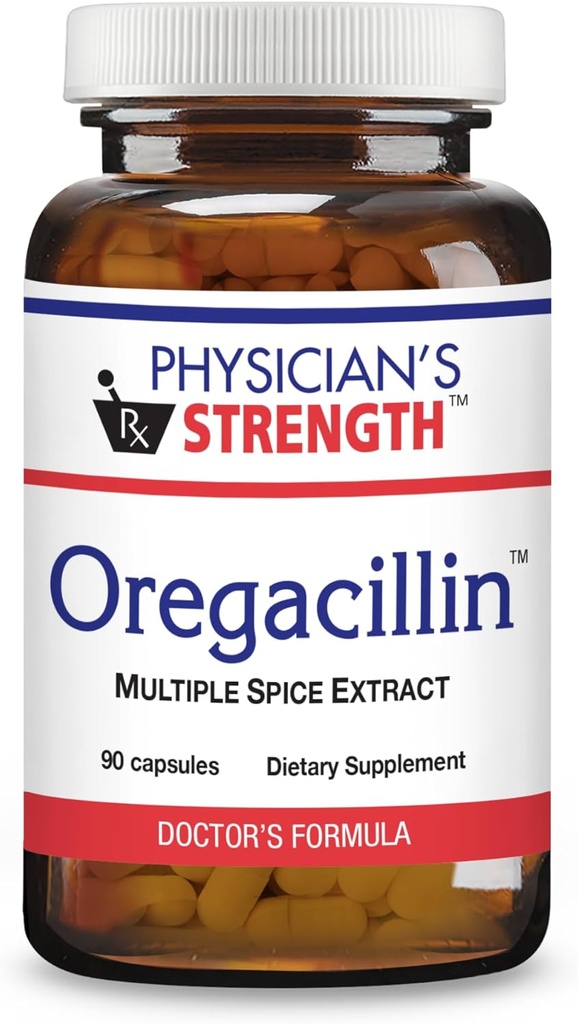 Oregacilină - 90 capsule - Extract de condimente multiple - Suport de sănătate respiratorie - 90 Serviri