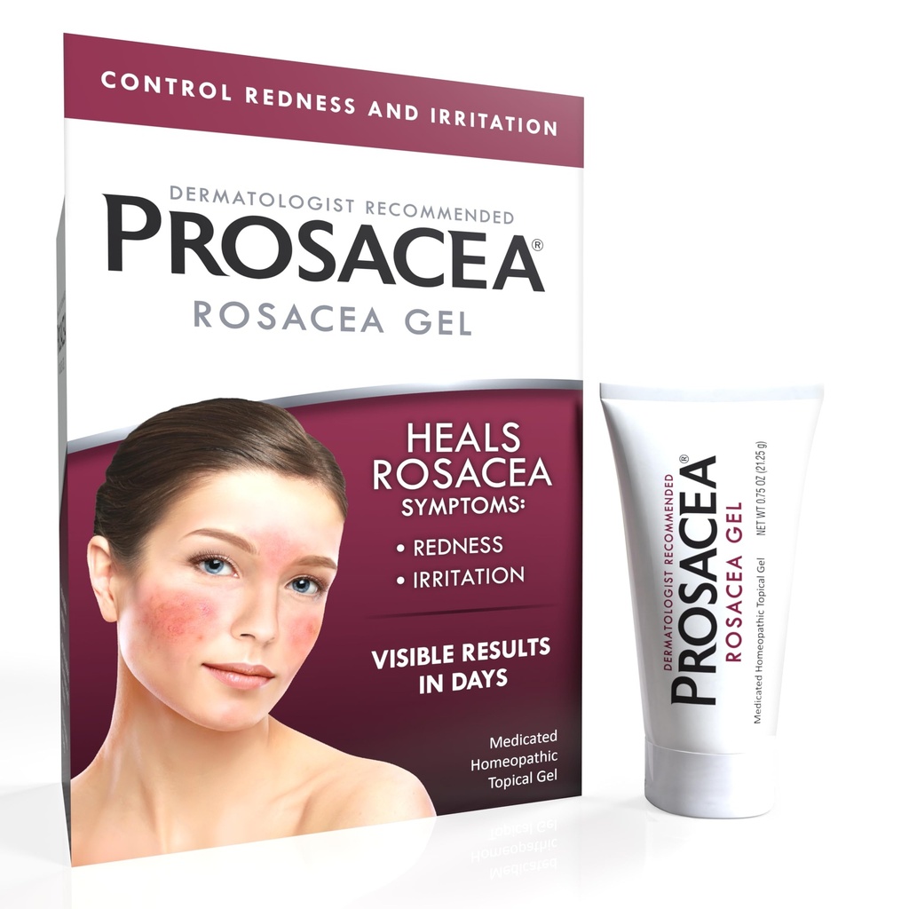 Prozacea - Tratament medicamentat Rosacea pentru fata - Vindecare Rosacea Simptomele de rosii, cosuri si iritatie - Fragrance Free - 0,75 oz