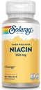 SOLARAY Niacin Timed-Release 250mg, Vitamina B3 