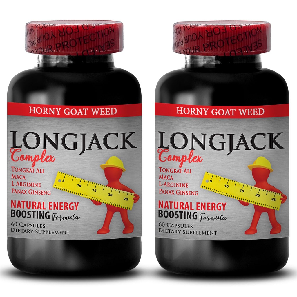 Incantatia naturala a barbatilor pastile creste dimensiunea si lungimea - LONGJACK Dimensiune UP (Toate Formula Naturala) - Tongkat ali extract - Longjack pentru barbati - Tongkat ali Complex - 2 sticle 120 capsule