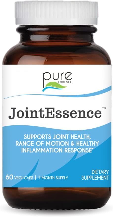 Pur Essence Labs JointEssence Supplement - Natural Joint Support for Men and Women - Non OMG - 60 Capsule vegetariene