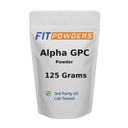 Alpha-GPC pulbere 125 Grams, non-GMO Alpha GPC Supliment Choline Powder, Vegan, a treia parte testat, Pre-Workout, Memorie și Focus, cu Scoop