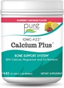 Ionic Fizz Calciu Plus de Essence Pure - Perfect Calciu / Magnesium Ratio cu vitamina A, B, C, D și potasiu Oase puternice - Zmeură Limonadă - 14.82 oz