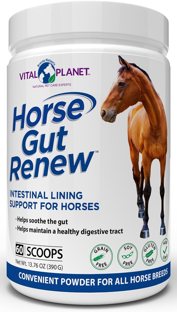 Planeta Vital - Cal Gut Reînnoirea suport Intestinal Lining pentru cai 13.76oz, 60 Scoop