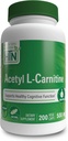 Sanatate Thru Nutritie Acetil L-Carnitina 500mg 200 Capsule 