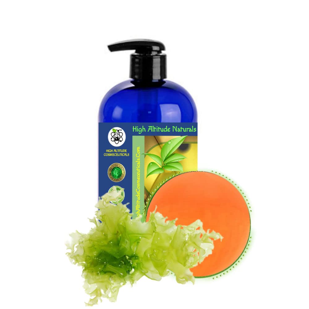 16oz (480ml) Ulei marin de microalgae (Algal, Schizochytrium)- pentru frumusețea părului pielii - Omega-3, DHA-40