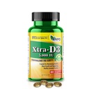 America Medic & Science Xtra D3 Vitamina D 5000 UI (125 mcg) Colecalciferol Supliment pentru bărbaţi şi femei (60 Easy to Swallow Softgels) Cel mai bun pentru Bone, Heart Health, Immune System Support, Lung Function