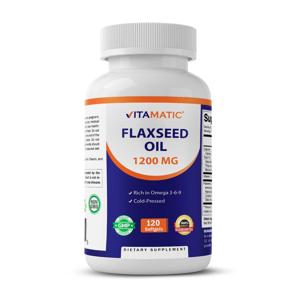 Ulei de in Vitamatic 1200 mg 